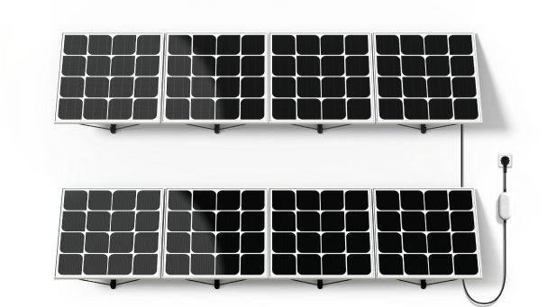 Kit solaire Plug and Play - 600W - Beem Kit Duo - Motif Floral (au mur)