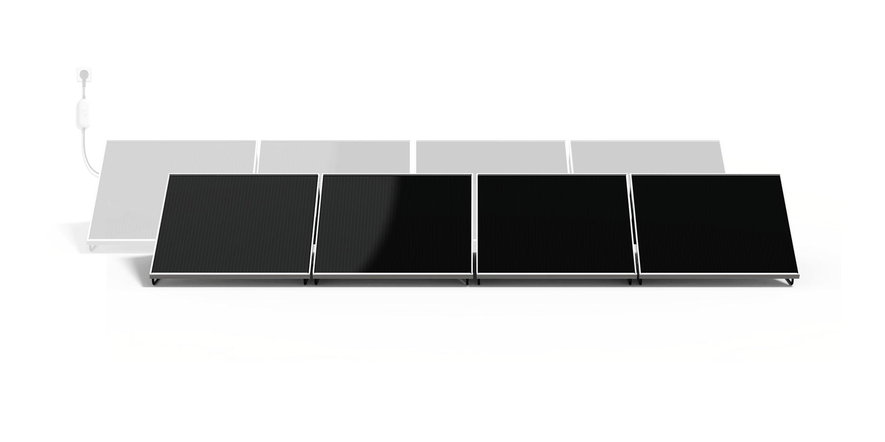 Kit solaire Plug and Play 300W - Beem Kit - Extension - Motif classic (au sol)