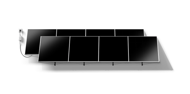 Kit solaire Plug and Play 840W - Beem Kit Duo - Motif Neutre (au mur)