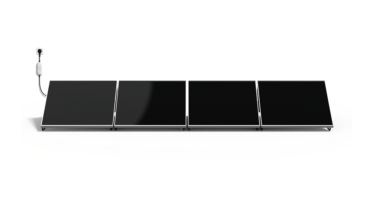 Kit solaire Plug and Play 420W - Beem Kit Solo - Motif Neutre (au sol)