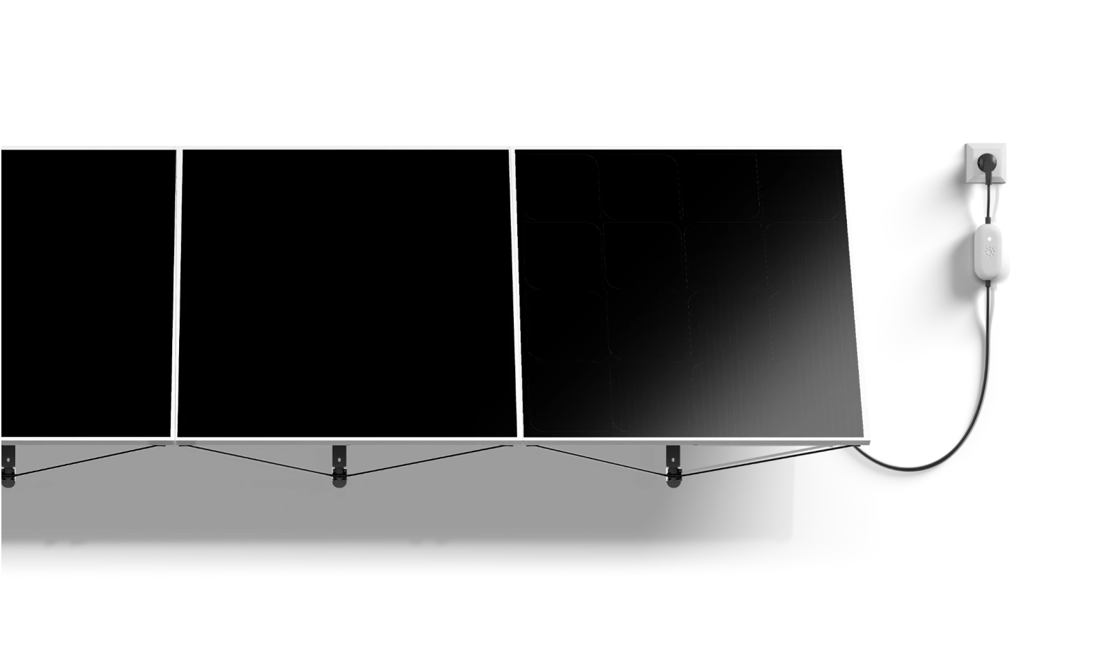 Kit solaire Plug and Play 300W -  Beem Kit - Extension Neutre (au mur)