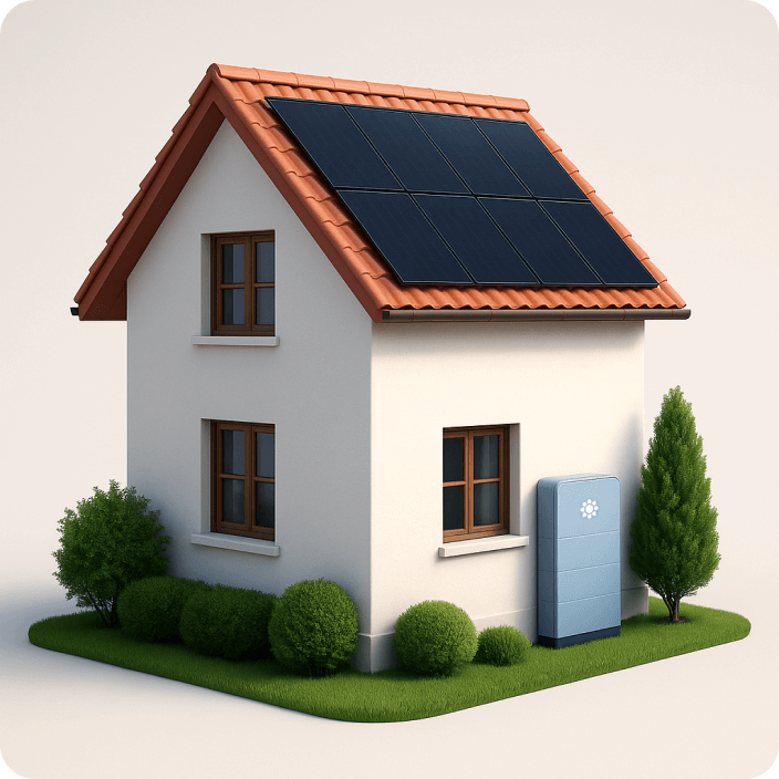 Panneaux solaires 4500Wc avec batterie 10kWh - Beem Roof + Beem Battery
